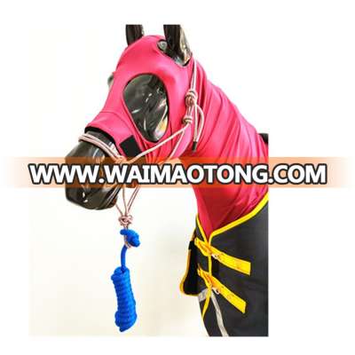 Padded Nylon Pony Halter With Satin Hardware